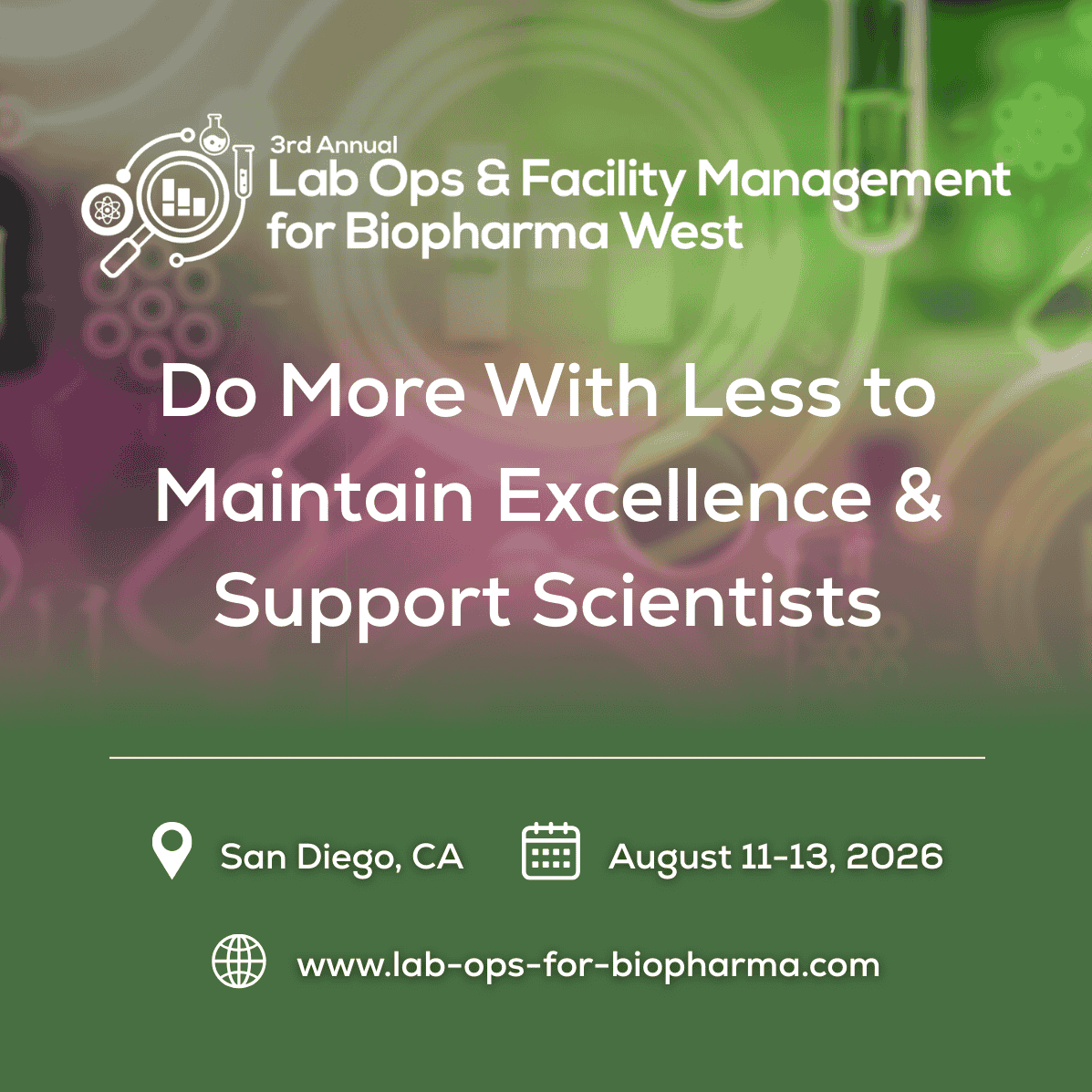 Lab Ops & Facility Management for Biopharma Summit logo